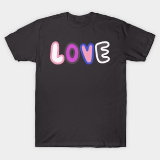 genderfluid love T-Shirt